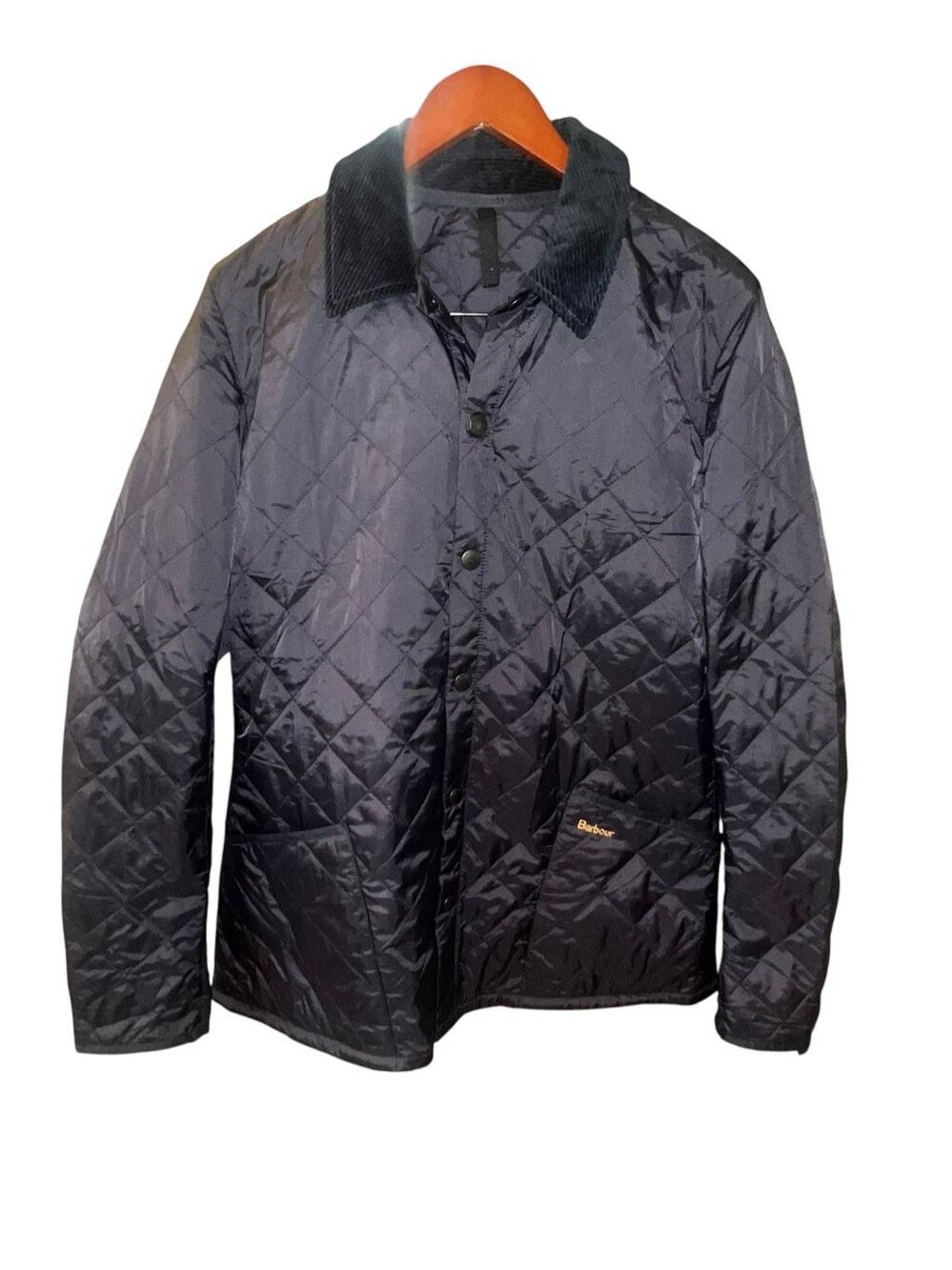 Barbour Heritage Liddesdale Jacket Men's Quilted Blue England Classic Size L